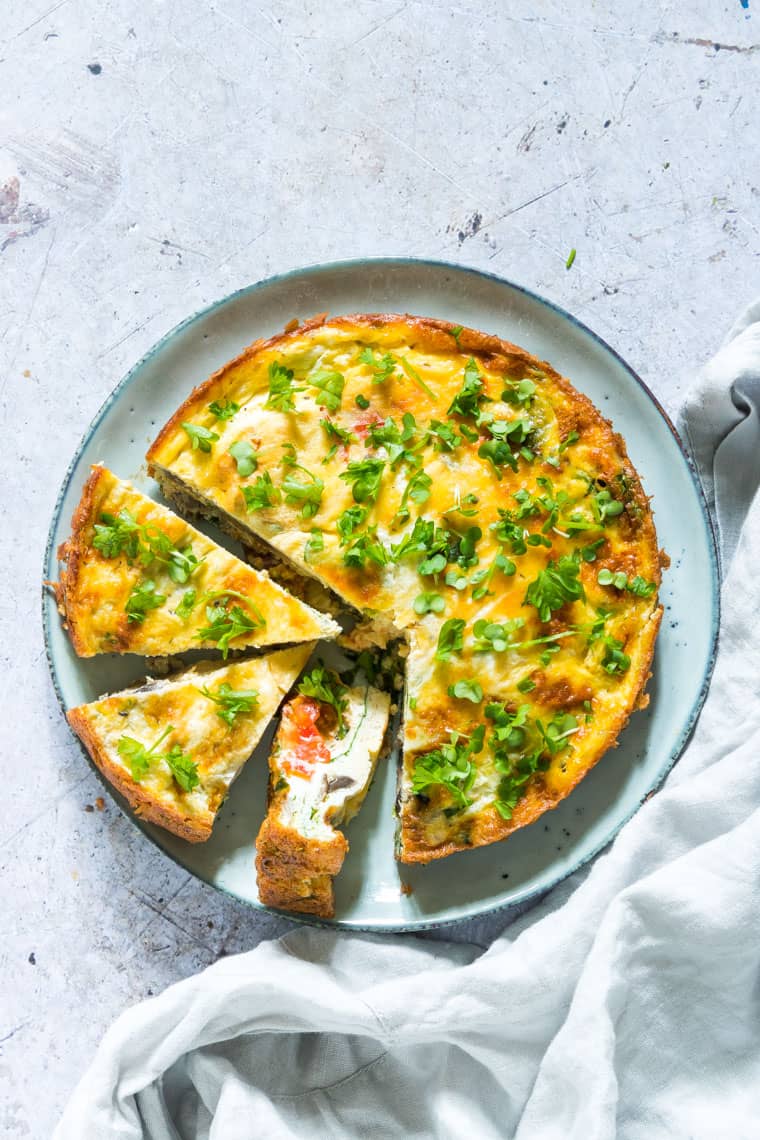 Air Fryer Breakfast Frittata (GF, LC, K)