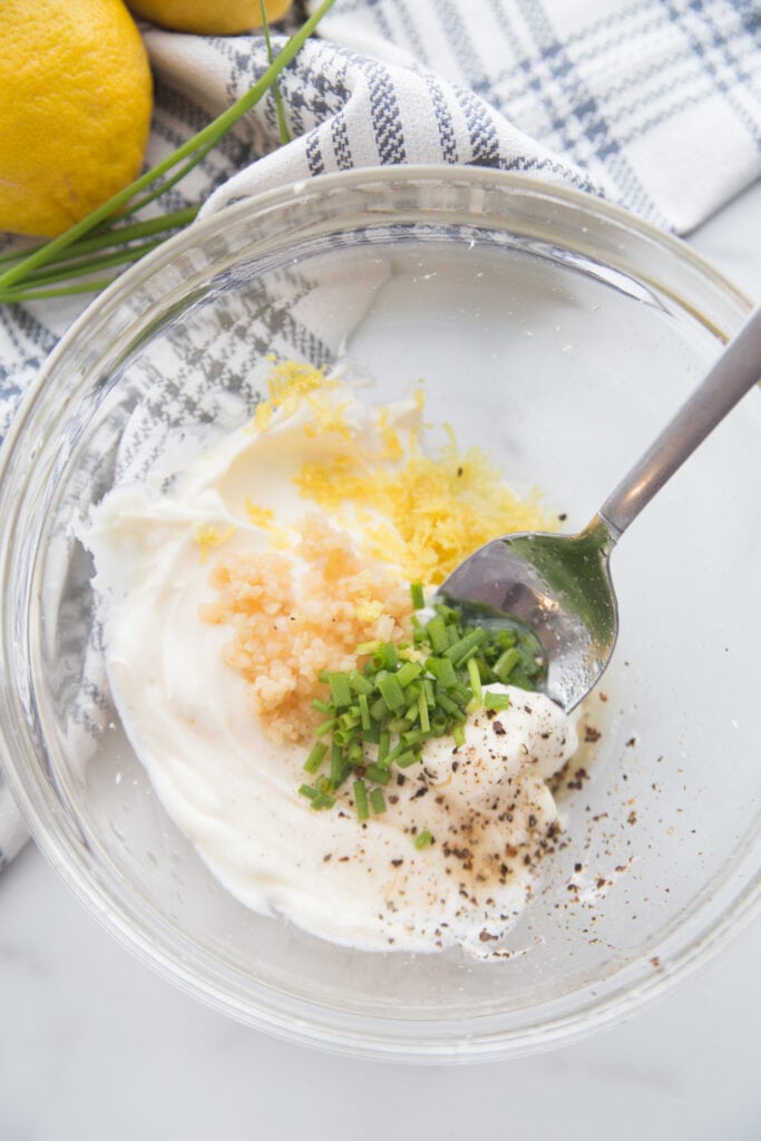 Ingredients for Gluten Free Mini Crab Cakes