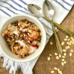 21 Day Fix Instant Pot Apple Crisp|Confessions of a Fit Foodie