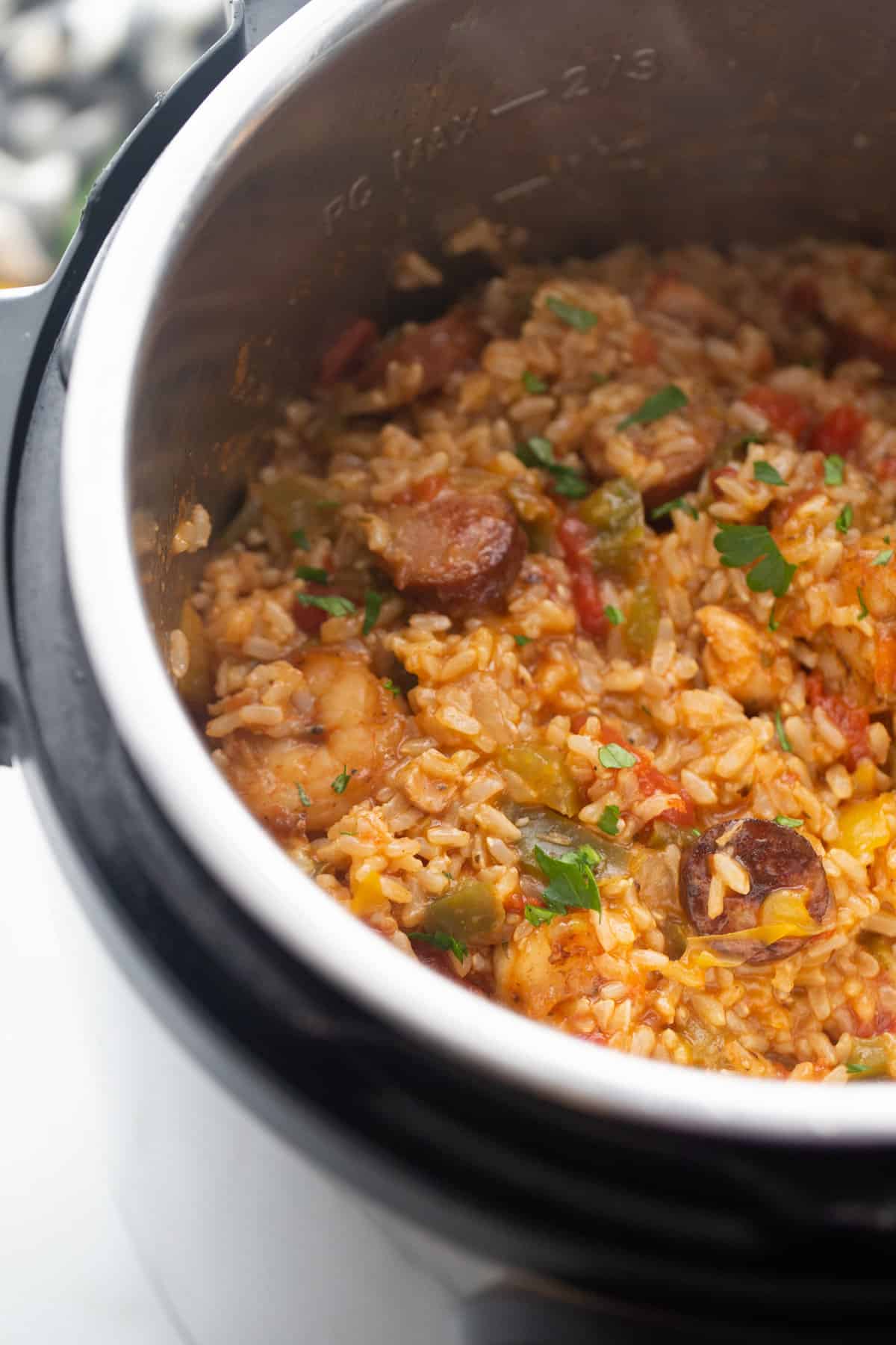 Jambalaya in an Instant Pot.