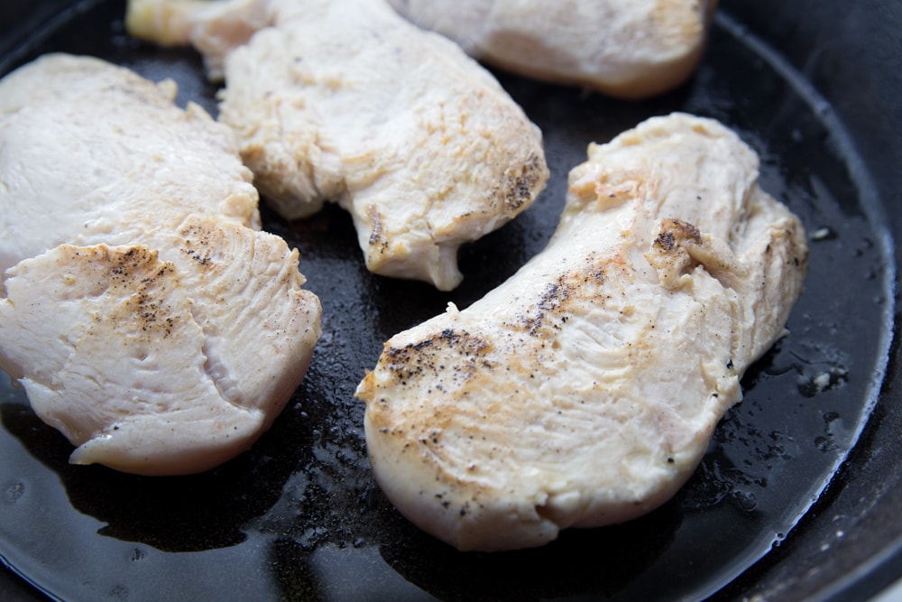 Chicken in Cast Iron Skillet