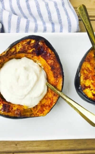 21 Day Fix Maple Roasted Acorn Squash | Confessions of a Fit Foodie