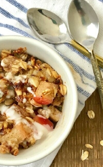 21 Day Fix Instant Pot Apple Crisp|Confessions of a Fit Foodie