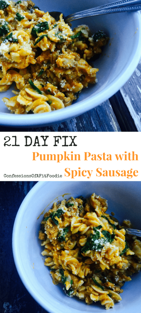 Pumpkin-Pasta-with-Spicy-Sausage