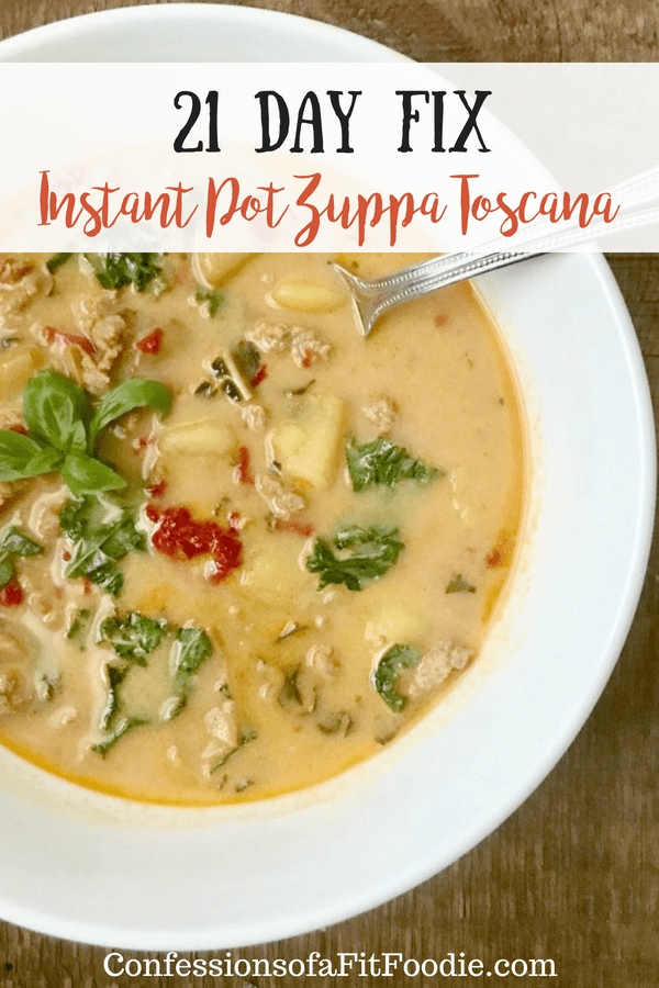 21 Day Fix Zuppa Toscana (Instant Pot/ Stove Top) | Confessions of a Fit Foodie