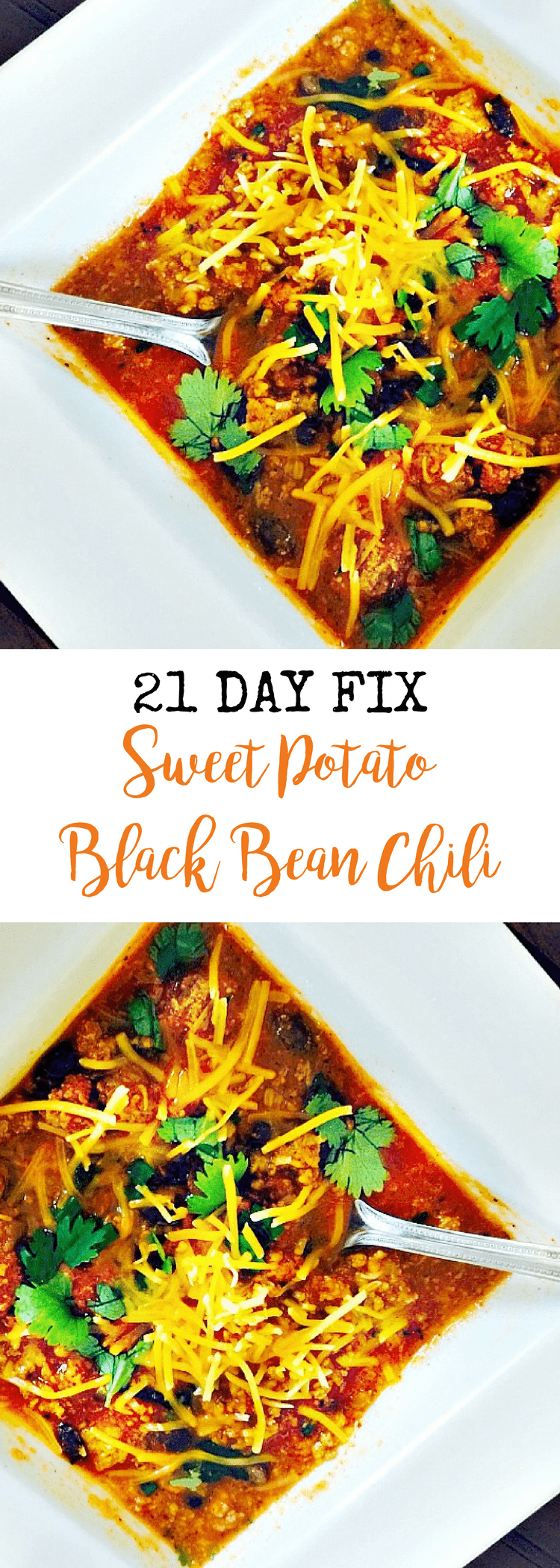 21 Day Fix Sweet Potato Black Bean Chili | Confessions of a Fit Foodie